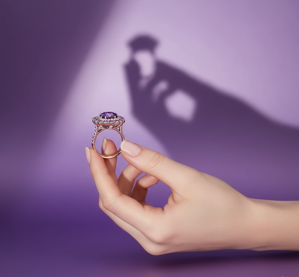 "Regal Aura"🔮 Ziara Signature Ring in Rose Gold BUY 1 GET 1 FREE!!