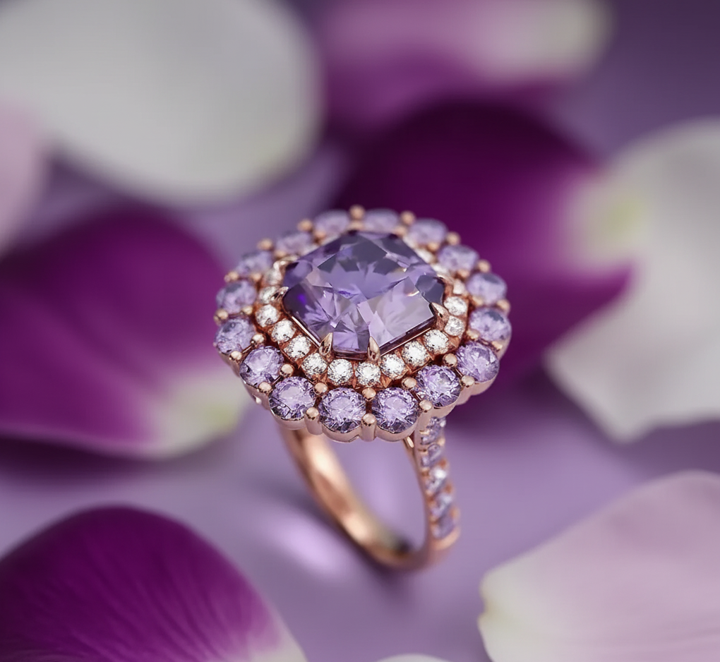 "Regal Aura"🔮 Ziara Signature Ring in Rose Gold BUY 1 GET 1 FREE!!
