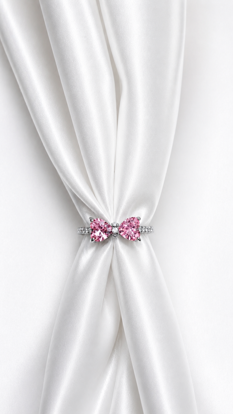 "Ribbon Romance"🎀 Ring by Ziara🌹BUY 1 GET 1 FREE!!