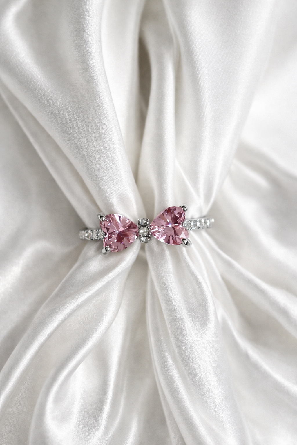 "Ribbon Romance"🎀 Ring by Ziara🌹BUY 1 GET 1 FREE!!